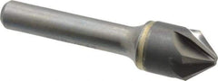 Hertel - 5/8" Head Diam, 3/8" Shank Diam, 6 Flute 82° Solid Carbide Countersink - Bright Finish, 2-5/8" OAL, Single End, Straight Shank, Right Hand Cut - Industrial Tool & Supply
