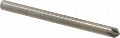 Hertel - 1/8" Head Diam, 1/8" Shank Diam, 6 Flute 90° Solid Carbide Countersink - Industrial Tool & Supply
