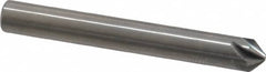 Hertel - 3/16" Head Diam, 3/16" Shank Diam, 6 Flute 90° Solid Carbide Countersink - Industrial Tool & Supply