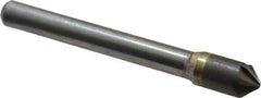 Hertel - 5/16" Head Diam, 1/4" Shank Diam, 6 Flute 90° Solid Carbide Countersink - Bright Finish, 2-1/2" OAL, Single End, Straight Shank, Right Hand Cut - Industrial Tool & Supply
