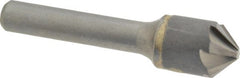 Hertel - 5/8" Head Diam, 3/8" Shank Diam, 6 Flute 90° Solid Carbide Countersink - Industrial Tool & Supply