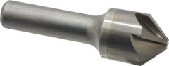 Hertel - 7/8" Head Diam, 1/2" Shank Diam, 6 Flute 90° Solid Carbide Countersink - Industrial Tool & Supply