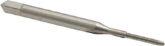 Hertel - M1.6x0.35 Metric Coarse, 2 Flute, High Speed Steel Spiral Point Tap - Plug Chamfer, Right Hand Thread, 1-5/8" OAL, 6H Class of Fit - Exact Industrial Supply