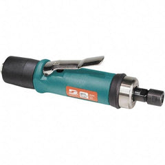 Dynabrade - 1/4" Collet, Straight Handle, Air Straight Die Grinder - 15,000 RPM, Rear Exhaust, 31 CFM, 0.7 hp, 90 psi, 1/4 NPT Inlet - Industrial Tool & Supply