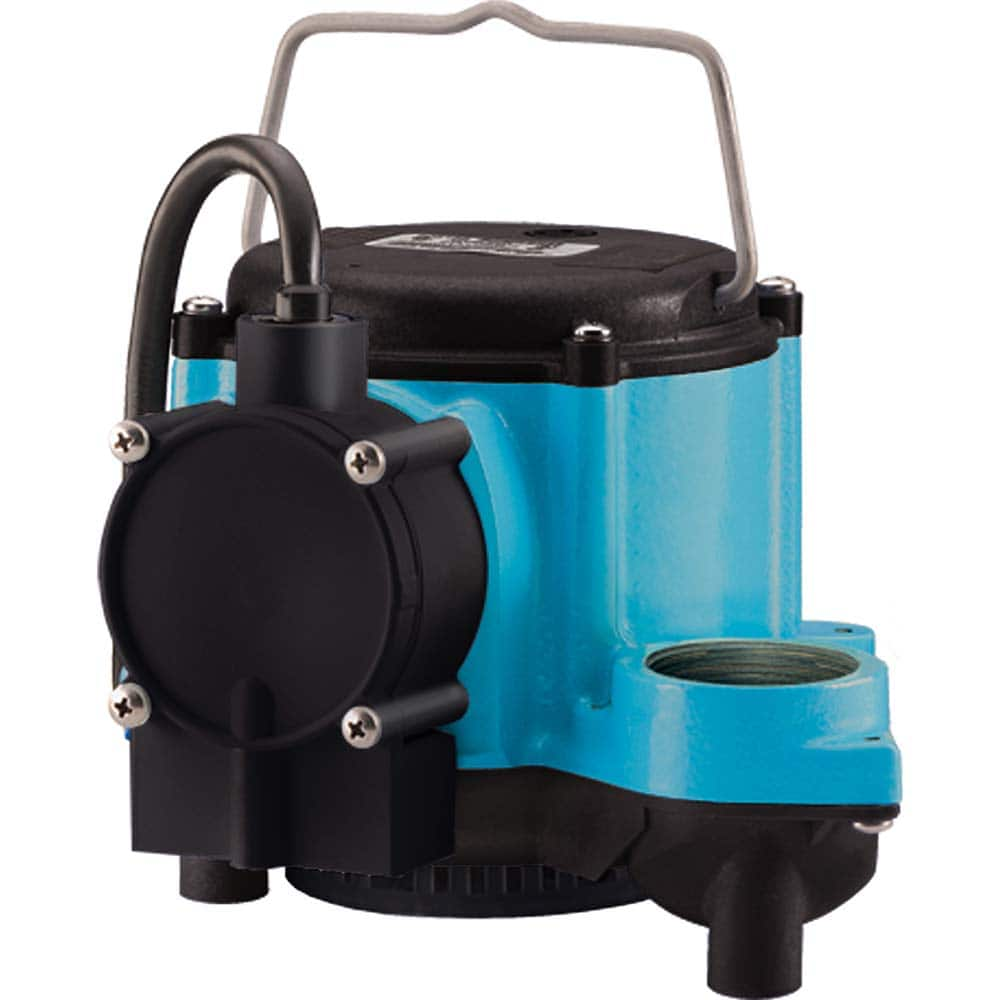 Diaphragm Sewage & Effluent Pump: Integral Diaphragm, 9A, 115V 1-1/2″ Outlet, Cast Iron Housing