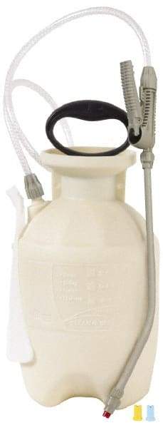 Chapin - 1 Gal Chemical Safe Garden Hand Sprayer - Use with Cleaners, Polyethylene Tank, Funnel Mouth, Reinforced Hose, For Deck & Yard Applications - Industrial Tool & Supply