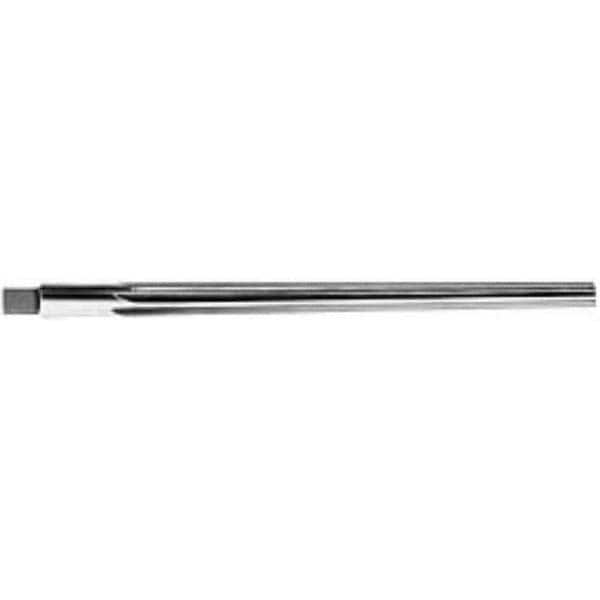 Interstate - #14 Pin, 1.542" Diam, 1-1/4" Small End, 1-1/2" Diam Straight Shank, 14" Flute, Taper Pin Reamer - Industrial Tool & Supply
