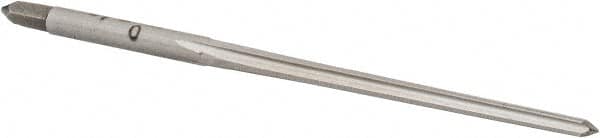 Interstate - #5/0 Pin, 0.0966" Diam, 0.0719" Small End, 7/64" Diam Straight Shank, 1-3/16" Flute, Taper Pin Reamer - Industrial Tool & Supply