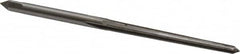 Interstate - #4/0 Pin, 0.1142" Diam, 0.0869" Small End, 1/8" Diam Straight Shank, 1-5/16" Flute, Taper Pin Reamer - Industrial Tool & Supply