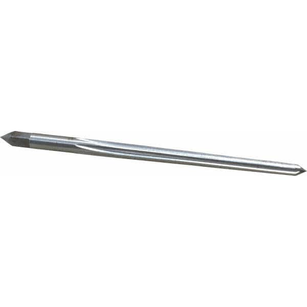 Interstate - #0 Pin, 0.1638" Diam, 0.1287" Small End, 11/64" Diam Straight Shank, 1-11/16" Flute, Taper Pin Reamer - Industrial Tool & Supply