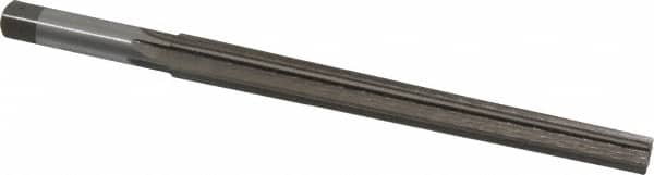 Interstate - #8 Pin, 0.505" Diam, 0.3971" Small End, 7/16" Diam Straight Shank, 5-3/16" Flute, Taper Pin Reamer - Industrial Tool & Supply