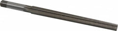 Interstate - #8 Pin, 0.505" Diam, 0.3971" Small End, 7/16" Diam Straight Shank, 5-3/16" Flute, Taper Pin Reamer - Industrial Tool & Supply