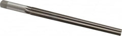 Interstate - #9 Pin, 0.6066" Diam, 0.4805" Small End, 9/16" Diam Straight Shank, 6-1/16" Flute, Taper Pin Reamer - Industrial Tool & Supply