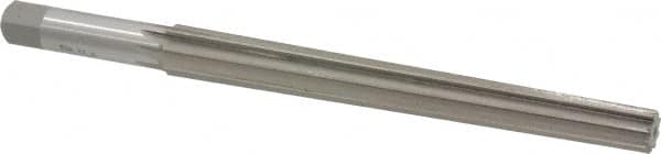 Interstate - #10 Pin, 0.7216" Diam, 0.5799" Small End, 5/8" Diam Straight Shank, 6-13/16" Flute, Taper Pin Reamer - Industrial Tool & Supply