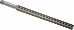 Interstate - #12 Pin, 1.05" Diam, 0.842" Small End, 7/8" Diam Straight Shank, 10" Flute, Taper Pin Reamer - Industrial Tool & Supply