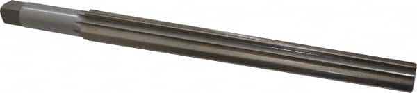 Interstate - #13 Pin, 1.259" Diam, 1.009" Small End, 1-1/4" Diam Straight Shank, 12" Flute, Taper Pin Reamer - Industrial Tool & Supply