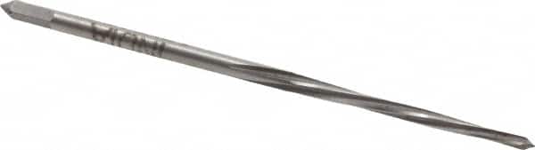 Value Collection - #7/0 Pin, 0.0666" Diam, 0.0497" Small End, 5/64" Diam Straight Shank, 13/16" Flute, Taper Pin Reamer - Industrial Tool & Supply