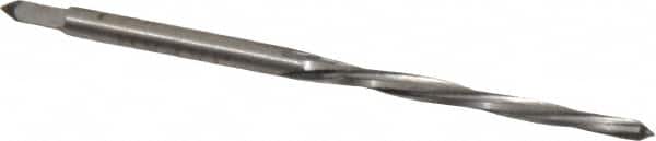 Interstate - #5/0 Pin, 0.0966" Diam, 0.0719" Small End, 7/64" Diam Straight Shank, 1-3/16" Flute, Taper Pin Reamer - Industrial Tool & Supply