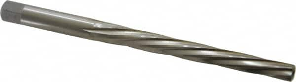 Interstate - #5 Pin, 0.2994" Diam, 0.2409" Small End, 5/16" Diam Straight Shank, 2-13/16" Flute, Taper Pin Reamer - Industrial Tool & Supply