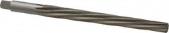 Interstate - #9 Pin, 0.6066" Diam, 0.4805" Small End, 9/16" Diam Straight Shank, 6-1/16" Flute, Taper Pin Reamer - Industrial Tool & Supply