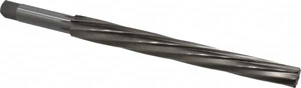 Interstate - #11 Pin, 0.878" Diam, 0.706" Small End, 3/4" Diam Straight Shank, 8-1/4" Flute, Taper Pin Reamer - Industrial Tool & Supply