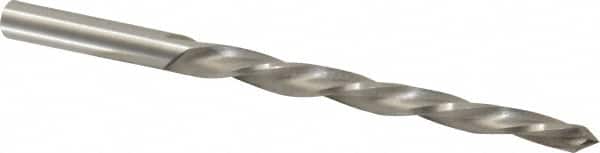 Interstate - #4 Pin, 0.2604" Diam, 0.2071" Small End, 17/64" Diam Straight Shank, 2-9/16" Flute, Taper Pin Reamer - Industrial Tool & Supply
