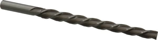 Interstate - #8 Pin, 0.505" Diam, 0.3971" Small End, 7/16" Diam Straight Shank, 5-3/16" Flute, Taper Pin Reamer - Industrial Tool & Supply