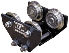CM - 2 Ton Capacity Motor Driven Trolley - 3-3/8" to 6" Flange Width - Industrial Tool & Supply
