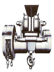 CM - 2,000 Lb Lifting Capacity, Trolley Hoist - 30' Overhaul to Lift 1' - Industrial Tool & Supply