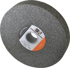Standard Abrasives - 6" Diam, 1" Face Width, 1" Center Hole, Fine Grade, Silicon Carbide Deburring Wheel - Convolute, Density 9 Grade, 6,000 RPM - Industrial Tool & Supply