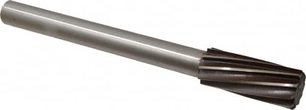 Made in USA - 1-3/8" High Speed Steel 10 Flute Chucking Reamer - Industrial Tool & Supply