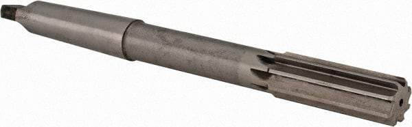 Made in USA - 31/32" High Speed Steel 8 Flute Chucking Reamer - Straight Flute, 3MT Morse Taper Shank, 2-5/8" Flute Length, 10" OAL - Industrial Tool & Supply