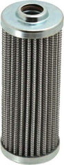 Parker - 10 Micron, 1.38" Outside Diam, 3.65" Long, Filter Element - 0.48" Inside Diam, Microglass, 0030D010BN3HC Hycon Part No. - Industrial Tool & Supply