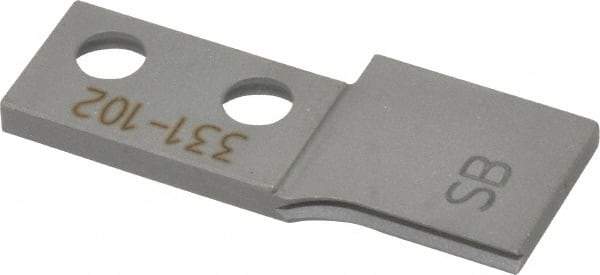 Kennametal - Left Hand Cut, 1/8" Insert Width, Cutoff & Grooving Support Blade for Indexables - 13/16" Max Depth of Cut, GS125 Insert, 13/16" Blade Width - Industrial Tool & Supply