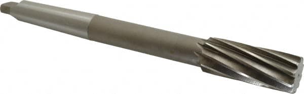 Interstate - 1-3/16" High Speed Steel 10 Flute Chucking Reamer - Industrial Tool & Supply