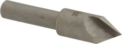Interstate - 3/8" Head Diam, 1/4" Shank Diam, 1 Flute 60° High Speed Steel Countersink - Industrial Tool & Supply