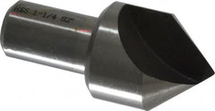 Interstate - 1-1/4" Head Diam, 3/4" Shank Diam, 1 Flute 82° High Speed Steel Countersink - Industrial Tool & Supply