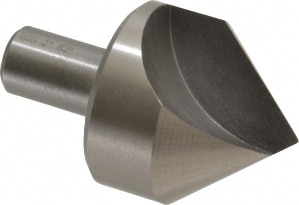 Interstate - 2" Head Diam, 3/4" Shank Diam, 1 Flute 82° High Speed Steel Countersink - Industrial Tool & Supply