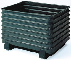 Steel King - 41-1/2" Long x 48" Wide x 28-1/2" High Steel Bin-Style Bulk Container - 4,000 Lb. Load Capacity - Industrial Tool & Supply
