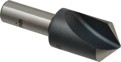 Interstate - 7/8" Head Diam, 1/2" Shank Diam, 1 Flute 100° High Speed Steel Countersink - Industrial Tool & Supply