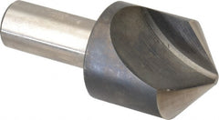 Interstate - 1-1/2" Head Diam, 3/4" Shank Diam, 1 Flute 100° High Speed Steel Countersink - Industrial Tool & Supply