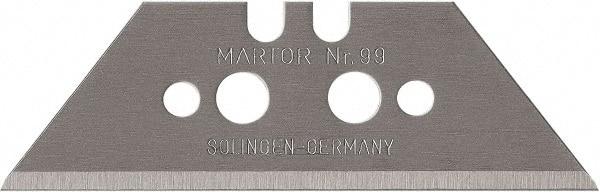 Martor USA - Carbon Steel Utility Knife Blade - 2.3622" Blade Length, 0.025" Blade Thickness - Industrial Tool & Supply