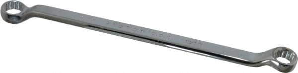 Proto - 10mm x 11mm 12 Point Offset Box Wrench - Double End, 8" OAL, Steel, Polished Finish, 7.5° Offset - Industrial Tool & Supply