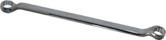 Proto - 10mm x 11mm 12 Point Offset Box Wrench - Double End, 8" OAL, Steel, Polished Finish, 7.5° Offset - Industrial Tool & Supply