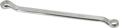 Proto - 12mm x 14mm 12 Point Offset Box Wrench - Double End, 9-1/16" OAL, Steel, Polished Finish, 7.5° Offset - Industrial Tool & Supply
