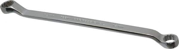 Proto - 14mm x 15mm 12 Point Offset Box Wrench - Double End, 9-11/16" OAL, Steel, Polished Finish, 7.5° Offset - Industrial Tool & Supply