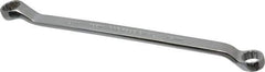 Proto - 14mm x 15mm 12 Point Offset Box Wrench - Double End, 9-11/16" OAL, Steel, Polished Finish, 7.5° Offset - Industrial Tool & Supply