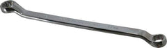 Proto - 17mm x 19mm 12 Point Offset Box Wrench - Double End, 11-5/16" OAL, Steel, Polished Finish, 7.5° Offset - Industrial Tool & Supply