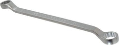 Proto - 27mm x 30mm 12 Point Offset Box Wrench - Double End, 15-15/16" OAL, Steel, Polished Finish, 7.5° Offset - Industrial Tool & Supply