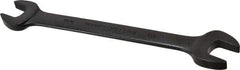 Proto - 9/16" x 5/8" Standard Open End Wrench - 7-47/64" OAL, Double End, Black Finish, 15° Head Angle - Industrial Tool & Supply